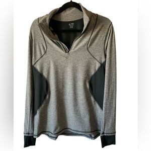 Women’s XL Champion athletic jacket - long sleeve, light mesh, collar + zipper